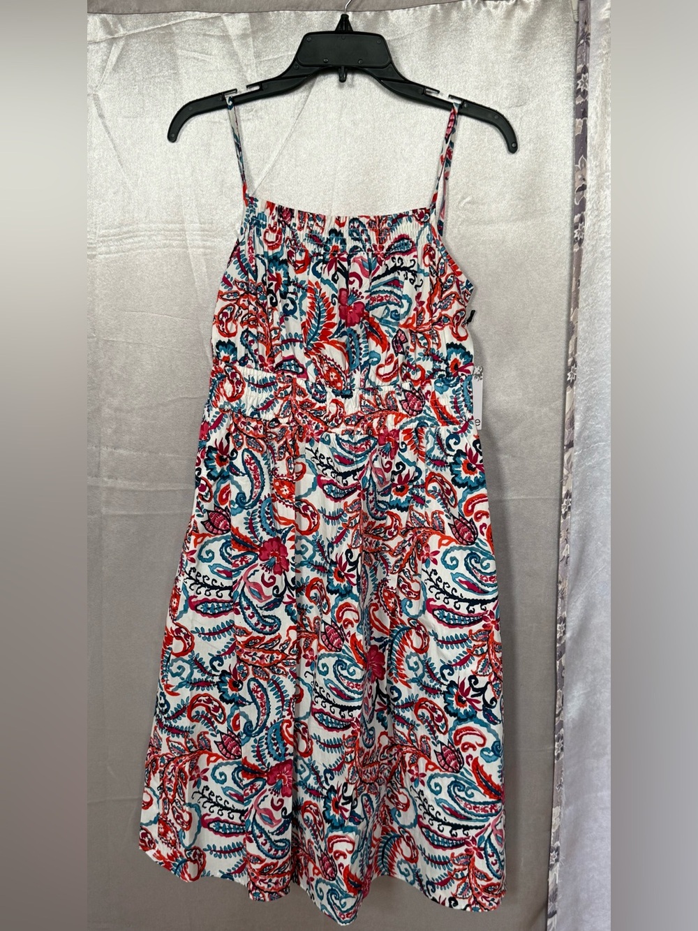 Floral Paisley Tiered Summer Skirt - Multicolor - Picture 1 of 4